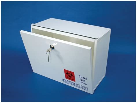 lock metal specimen box|health care logistics lock box.